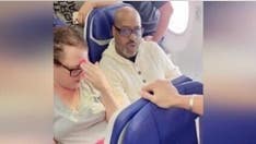 Irate passenger goes on angry mid-air rant over crying infant, screamed he was in a 'tin can' with a baby