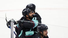 Jordan Eberle lifts Kraken over Avalanche in overtime to even series