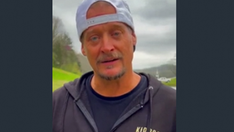 Kid Rock shoots up Bud Light cans with rifle to protest Dylan Mulvaney partnership: 'F--- Bud Light'