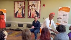 Awkward Gavin Newsom video goes viral after Florida visit: 'Like a kindergartner'