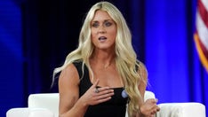 Riley Gaines laughs off Milwaukee protesters after 'f--- you!' chants: 'Shiver me Timbers, I'm so scared!'