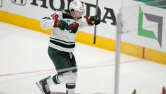 Ryan Hartman lifts Wild over Stars in double-overtime thriller to start series