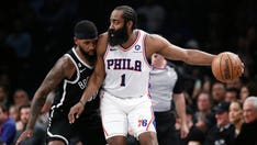 76ers' James Harden ejected for below-the-belt blow against Nets