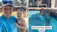 Florida swim instructor's viral TikTok warns parents to avoid buying blue bathing suits for kids: Here's why