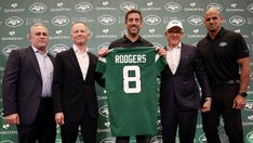 Aaron Rodgers discusses changing his NFL uniform number as he joins Jets: '12 for the Jets is Joe Namath'