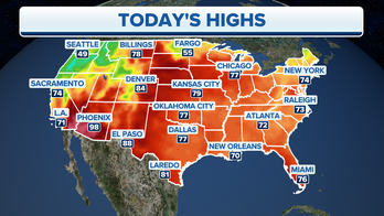 Summer-like weather brings US temperatures into record territory