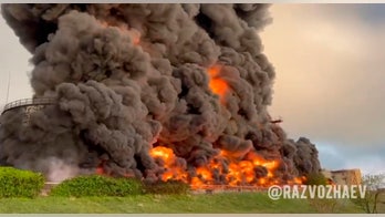 Massive Crimea oil depot fire caused by drone strike, governor says