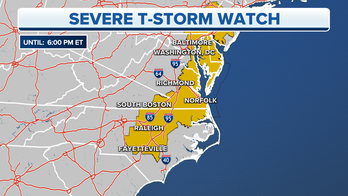 Severe thunderstorms impact millions along Interstate 95 corridor