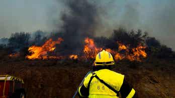 Hundreds of French firefighters battle country's biggest forest fire so far this year