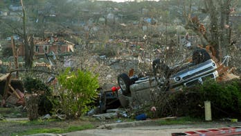 Video captures moment Arkansas tornado 'almost took my life,' woman says