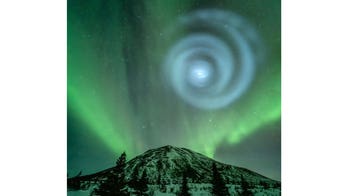 Alaska sky spiral caused by SpaceX excess fuel dump