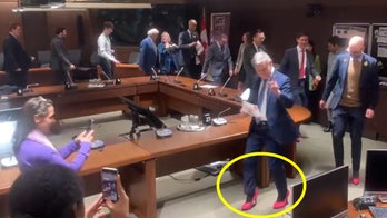 Twitter torches male lawmakers for wearing pink heels to raise awareness for violence against women