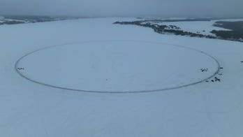 Mainers cut out 1,776-foot ice disk in frozen lake, set new world record