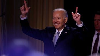 Biden swipes at Trump, hears '4 more years' chant in first speech since announcing re-election run