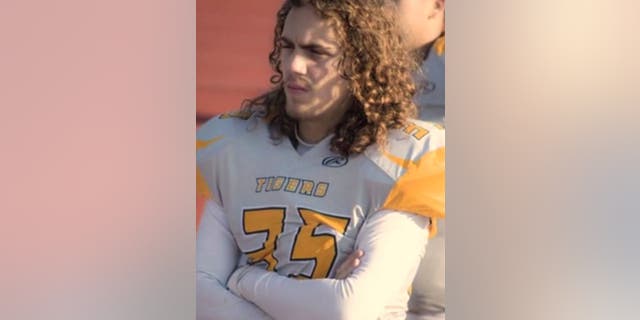 Kyle Limper in football uniform