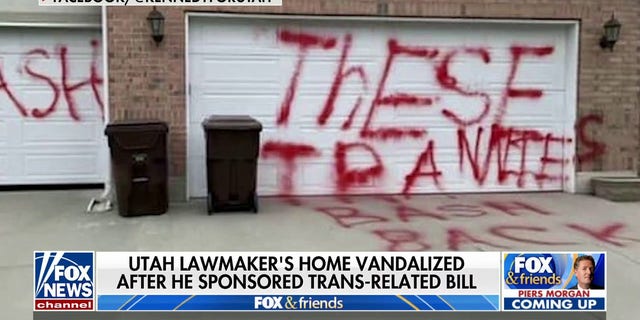 utah republican home vandalized