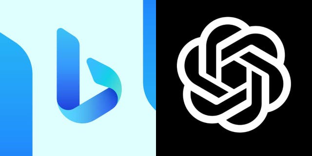 Logo browser Bing dan Dale
