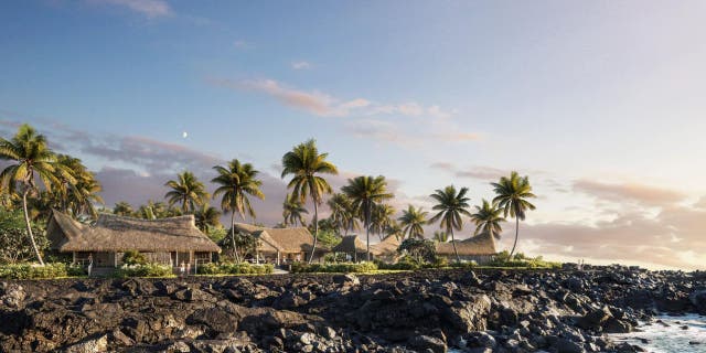 Kona Village offers standard rooms, suites, and signature suites, starting in price at $3,200 per night. 