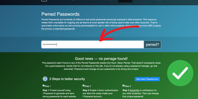 It's important to remember that you shouldn't reuse passwords for critical accounts, as a compromised password for one website could provide an attacker with keys to other accounts. It's time to change your password.