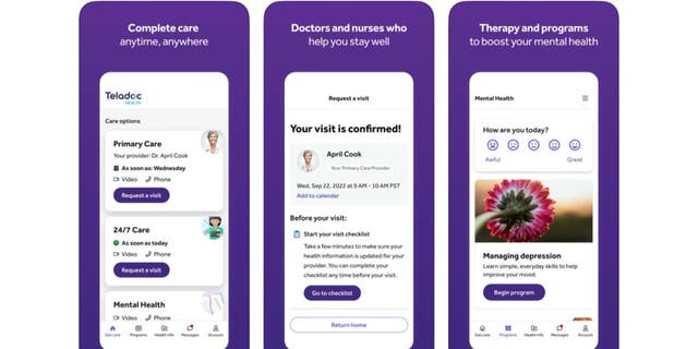 Teladoc offers virtual consultations with doctors and other health care providers.