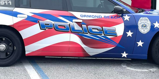 A Ormond Beach police vehicle