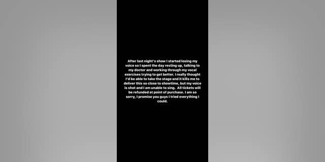 Morgan Wallen statement on concert cancellation