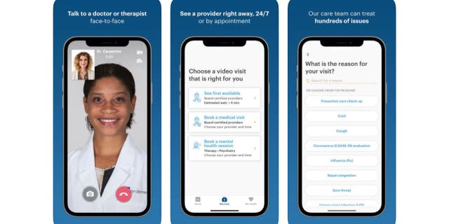 Doctor on Demand connects users with physicians, psychiatrists and therapists.