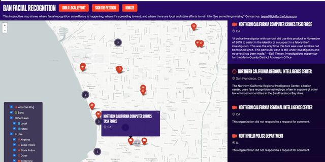 You can visit this website to see if police stations in your neighborhood are using this tech.