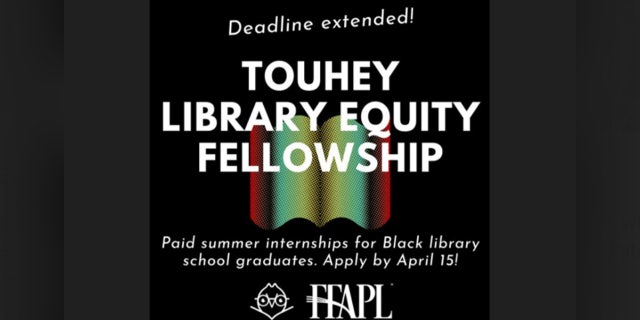 A recent Instagram post from the Albany Public Library sharing the "paid summer internships for Black library school graduates."