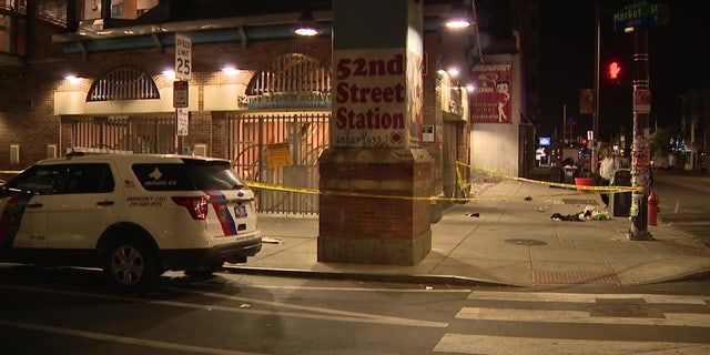 SEPTA station crime scene Philadelphia