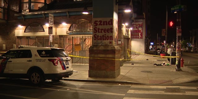 SEPTA station crime scene