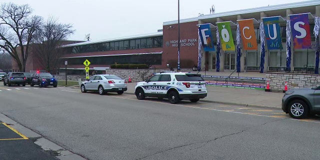 Police in Illinois arrested five suburban Chicago high school students on Tuesday after a report of a student with a gun sent the campus into lockdown for a few hours.