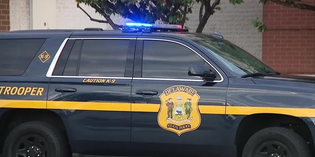 Delaware State Police car
