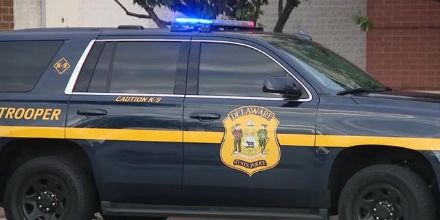 Delaware State Police car