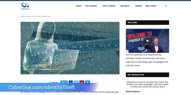 Check out how to protect yourself from identity theft.