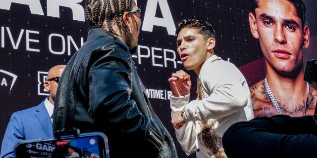 The clash of the undefeated lightweights will take place at T-Mobile arena in Las Vegas on April 22.