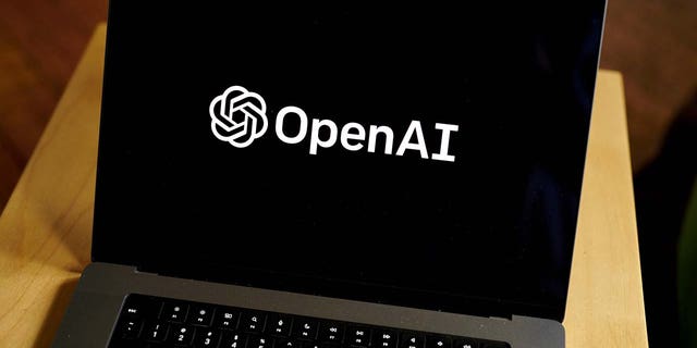 The OpenAI logo on a laptop computer arranged in the Brooklyn borough of New York, US, on Thursday, Jan. 12, 2023. Microsoft Corp. is in discussions to invest as much as $10 billion in OpenAI, the creator of viral artificial intelligence bot ChatGPT, according to people familiar with its plans. 