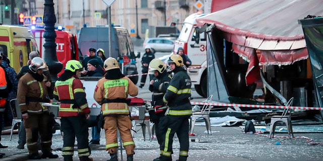 First responders say Russian military blogger Vladlen Tatarsky was killed in a cafe explosion on Sunday. The blast also injured 15 other people. It is unclear how many face life-threatening wounds.