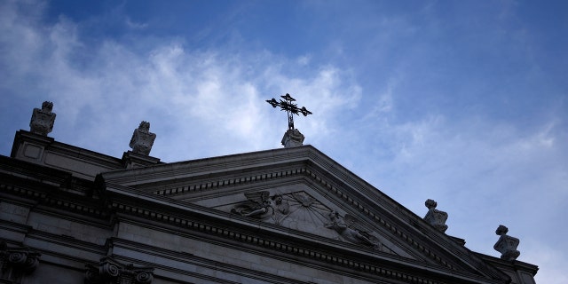 A Roman Catholic Church in Lisbon is pictured on Feb. 10, 2023. 