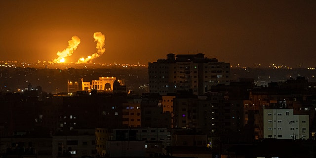 The Israeli military has struck targets in the southern Gaza Strip, Friday, April 7, 2023. 