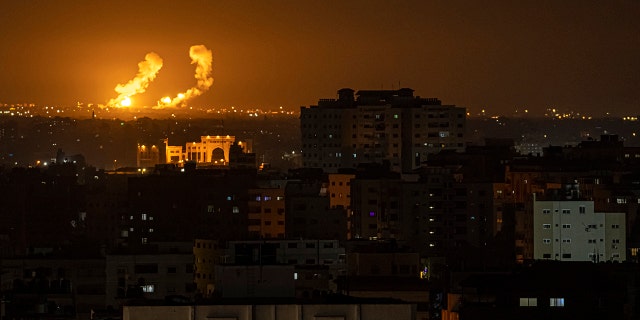 The Israeli military has struck targets in the southern Gaza Strip, Friday, April 7, 2023.