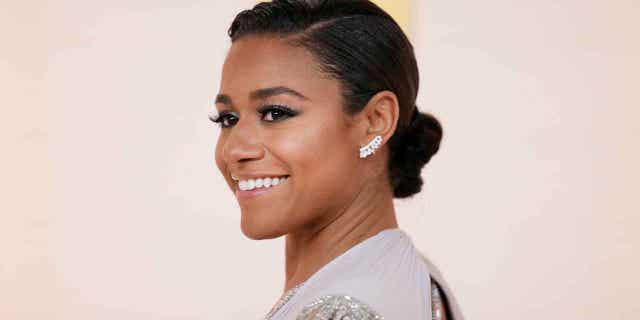 Ariana DeBose arrives at the Oscars on March 12, 2023, at the Dolby Theater in Los Angeles. DeBose has been asked to return as the host of the Tony Awards for the second consecutive year. The Academy Award winner will lead the celebration on June 11.