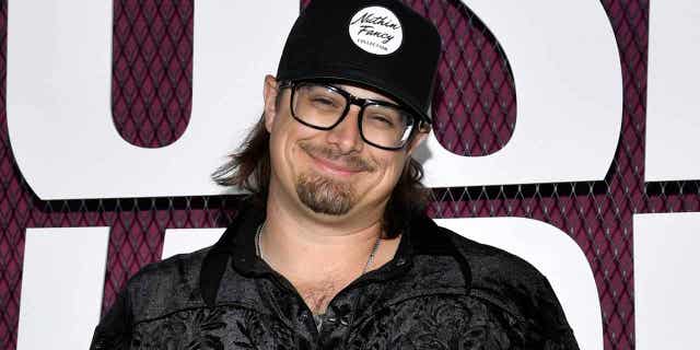 HARDY appears at the 56th Annual CMA Awards in Nashville, Tennessee, on Nov. 9, 2022. HARDY leads the Academy of Country Music Awards nominees with seven including song of the year for "Wait in the Truck," featuring Lainey Wilson.