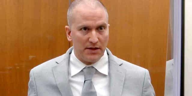 Former Minneapolis Officer Derek Chauvin addresses the court at the Hennepin County Courthouse on June 25, 2021, in Minneapolis. The state Court of Appeals on April 17, 2023, upheld his second-degree murder conviction for the killing of George Floyd.