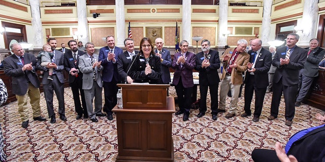 Montana conservatives at the state capitol