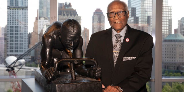Herb Douglas won a bronze medal in the long jump at the 1948 Olympics