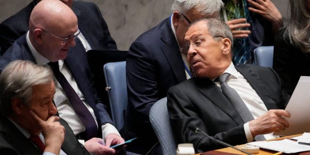 Russian Minister Lavrov at UN