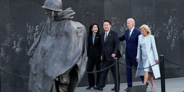 Biden Yoon Korean Memorial