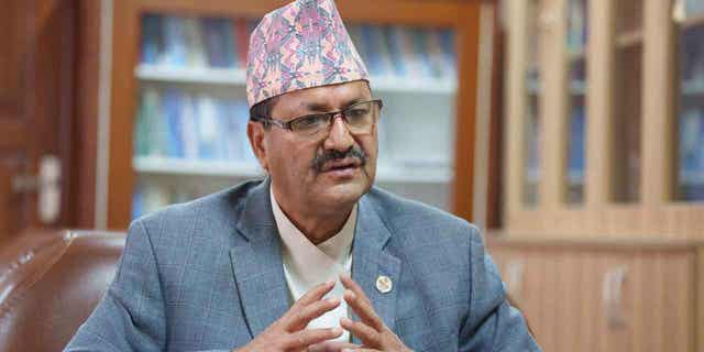 Nepals Foreign Minister Narayan Prakash Saud 