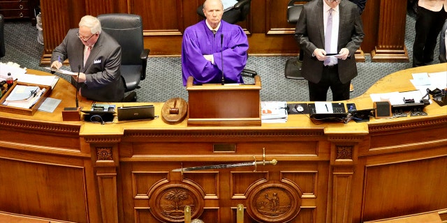 A photo of the South Carolina Senate